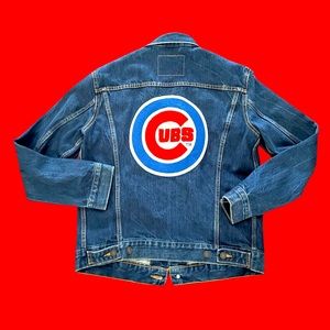 Chicago Cubs Limited Edition Levi’s Denim Trucker Jacket: NEW: Medium: MLB